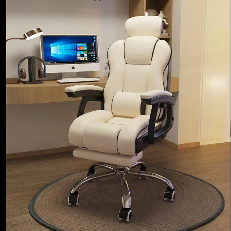 Bequemer Bürosessel beige