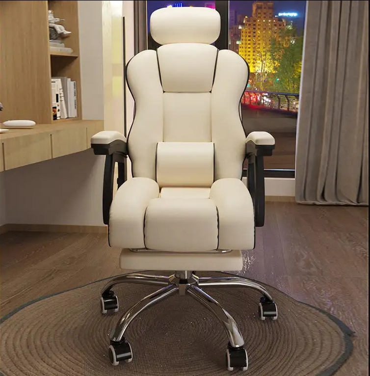 Bequemer Bürosessel beige