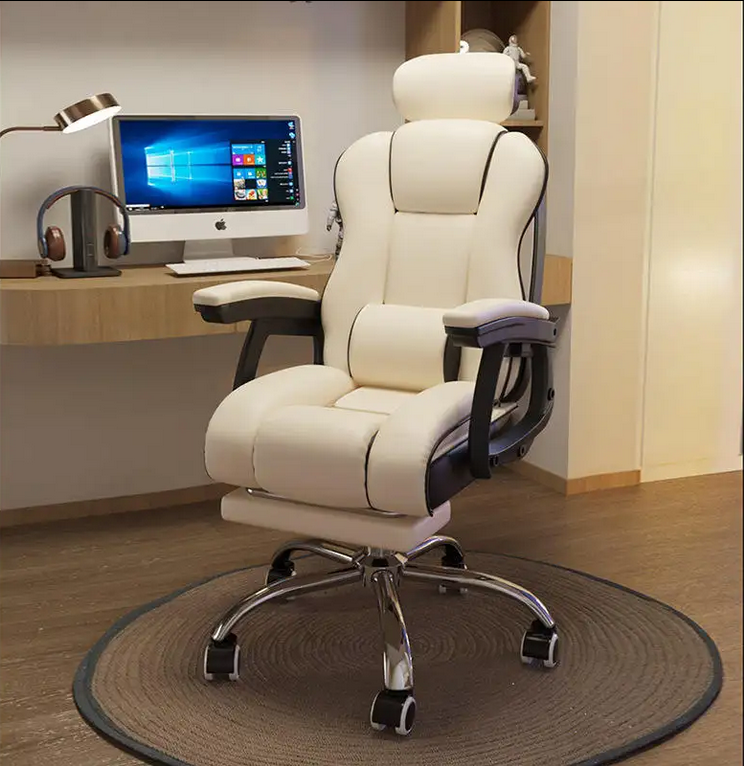 Bequemer Bürosessel beige