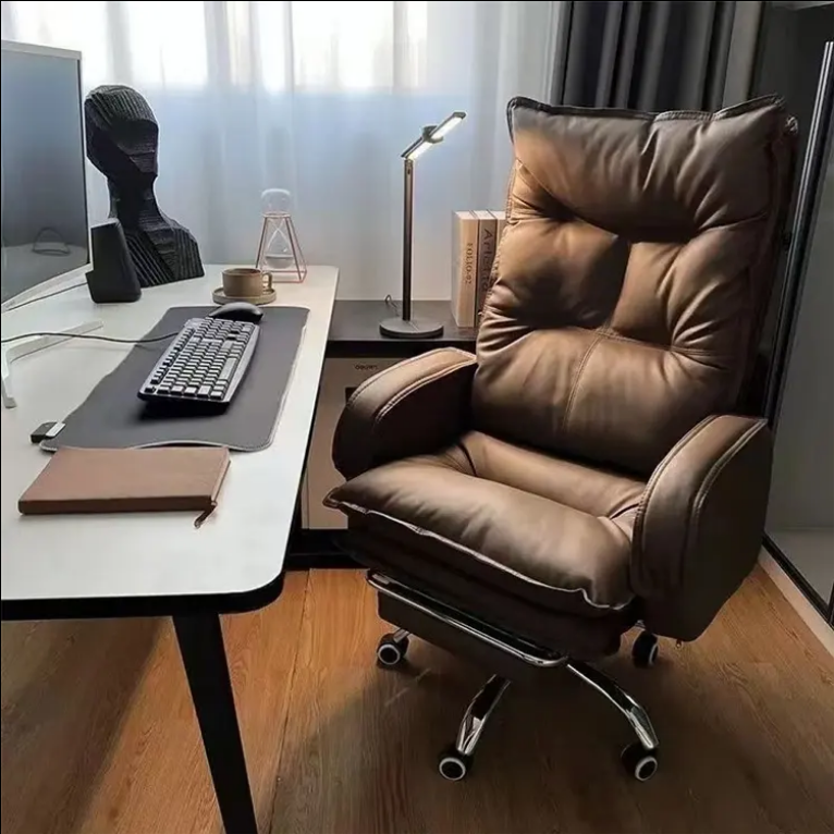 Luxus-Ledersessel braun