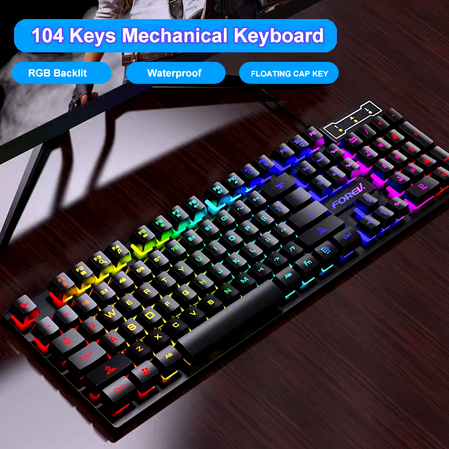 Leuchtende Tastatur