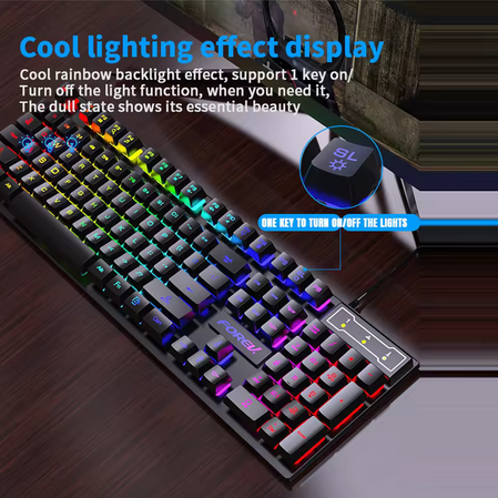 Leuchtende Tastatur