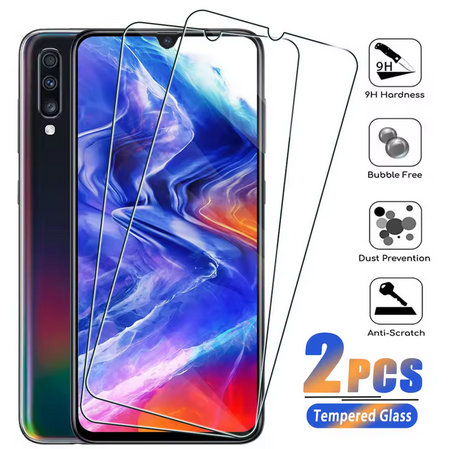 Zwei Stück Schutzgläser für die Samsung Galaxy A Serie