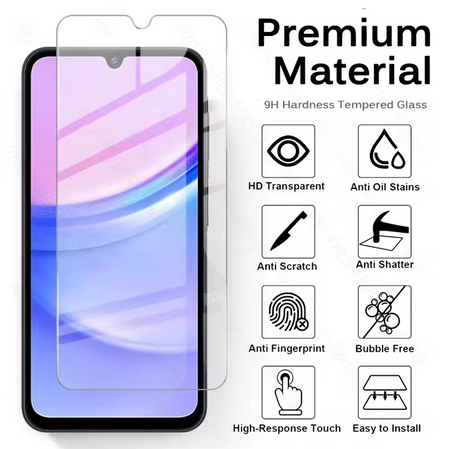 Drei Stück gehärtetes Glas für Samsung Galaxy (A Serie)