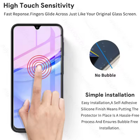 Drei Stück gehärtetes Glas für Samsung Galaxy (A Serie)