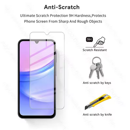 Drei Stück gehärtetes Glas für Samsung Galaxy (A Serie)