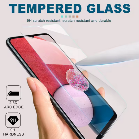 Zwei Stück gehärtetes Glas für die Samsung Galaxy A Serie