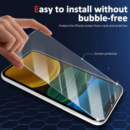 HD-Displayschutz aus gehärtetem Glas für iPhone 11 Modelle